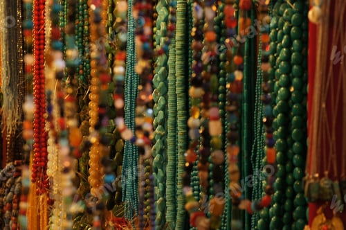 Preview: Colored African beads