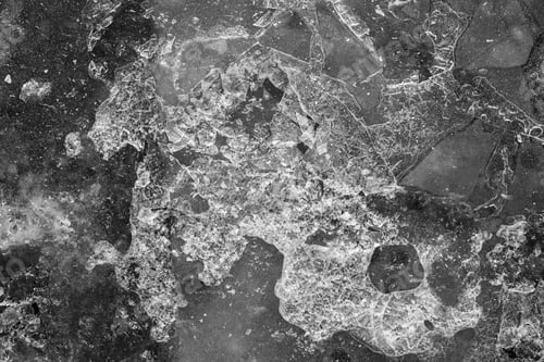 Preview: Abstract Texture Of The Broken Ice Of Gray Color