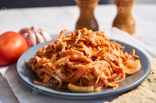 Preview: Traditional mexican chicken tinga with chipotle sauce