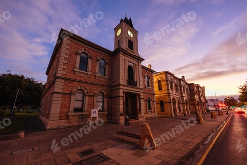 Vista previa: Ayuntamiento histórico en Mount Gambier en Australia del Sur en Australia
