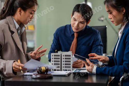 Preview: Justice and law real estate concept.