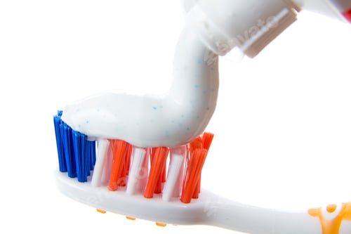 Preview: Squeezing toothpaste onto toothbrush