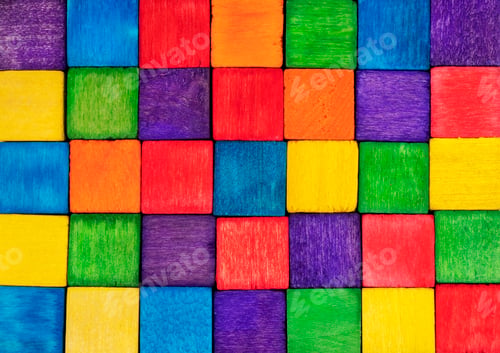 Preview: Colorful cubes background