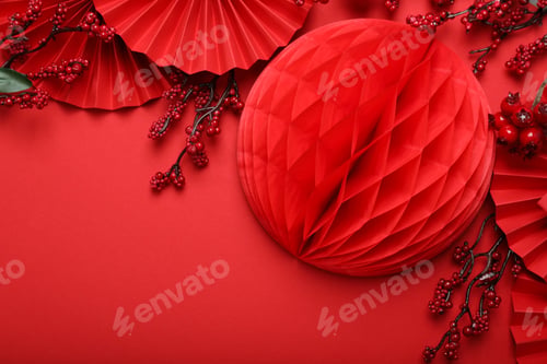Preview: Concept of Happy Chinese new year, space for text