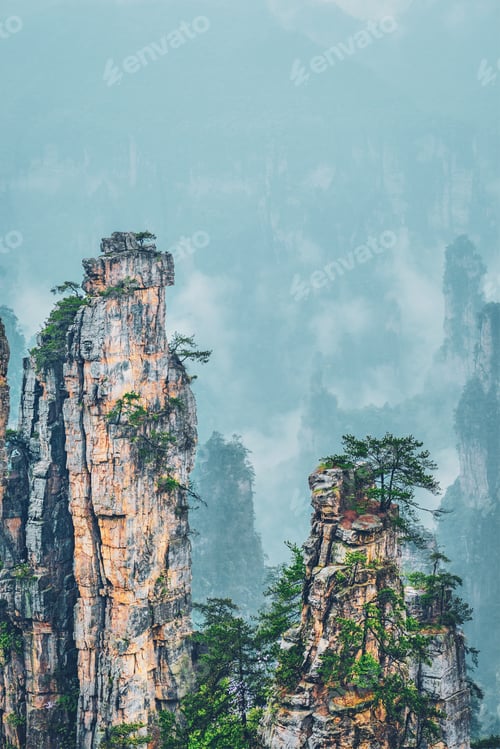 Preview: Zhangjiajie mountains, China