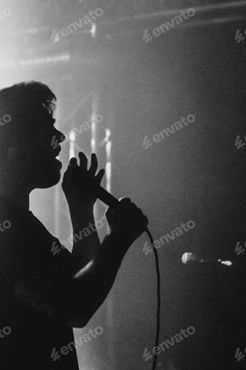 Preview: Singer performing on stage at a live show