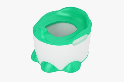 Preview: Bumbo Baby Potty - Green & White