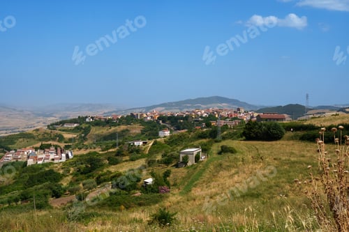 Preview: San Chirico Nuovo, old town in Basilicata, Italy