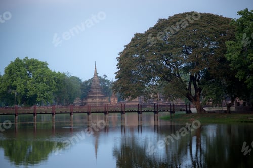 Vista previa: Sukhothai Historical Park or Old Sukhothai City the very first capital city of Thailand