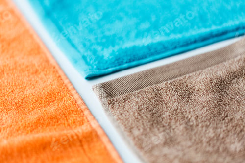 Preview: close up of bath towels