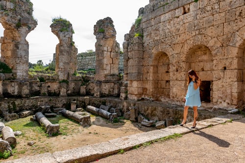 Preview: Perge Ancient City, Antalya - Turkey. April 04, 2019.