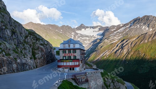 Preview: Belvedere Hotel at the turn of Furka pass