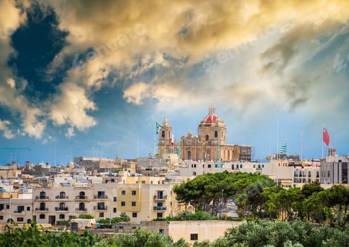 Preview: view on Valletta from high