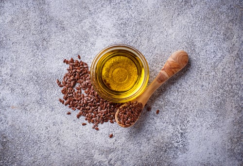 Preview: Linseed oil and flax seeds