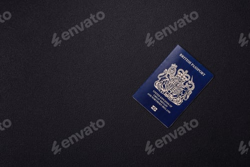 Preview: International passport of a citizen of Great Britain and Northern Ireland