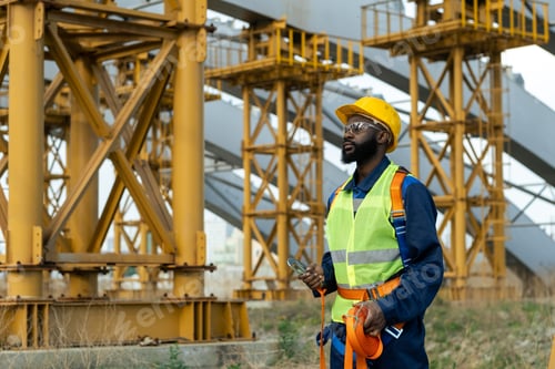 Preview: Construction worker in a factory
