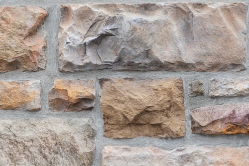 Preview: Stone wall texture background, natural grey color
