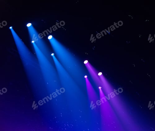 Preview: Stage Spotlight With Laser Rays