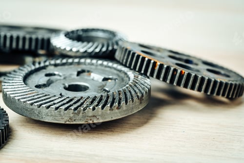 Preview: Gears from an old industrial machine