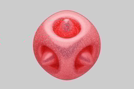 Preview: Geometric seed with three cavities