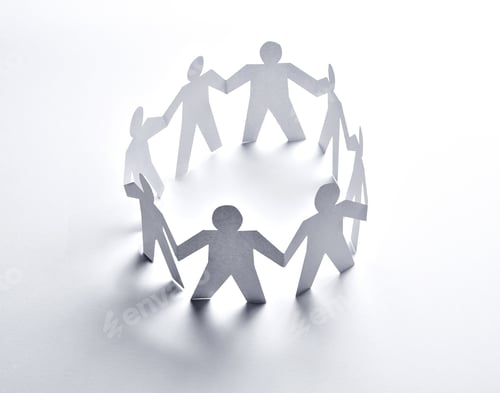 Preview: paper people community unity togetherness