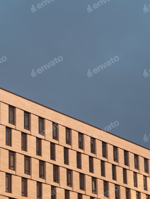 Preview: Abstract Minimalist Hotel And Sky