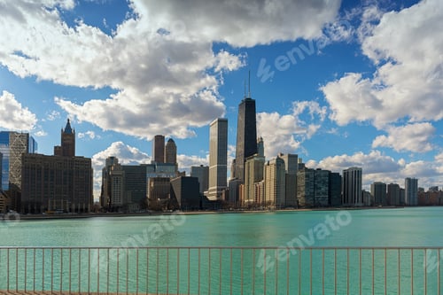 Preview: Chicago City Skyline, Illinois, USA