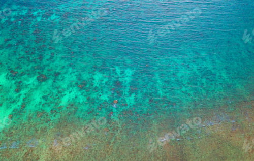 Preview: Sea, beach for travel background, Thailand. Nature landscape.