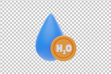 Preview: H2O 3D Icon