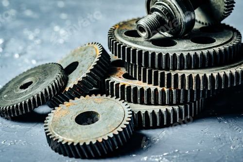 Preview: Gears from an old industrial machine