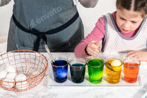 Preview: Easter egg coloring