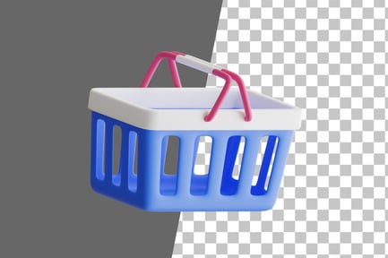 Preview: Shopping Basket 3D Icon