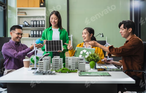 Preview: Renewable energy-based green businesses and global warming. Reduce CO2 emission.