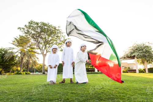 Preview: Group of middle eastern kids in Dubai