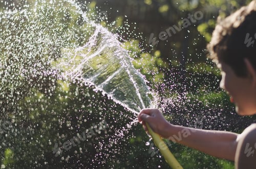 Preview: Watering from the hose by a kid✨nominated✨