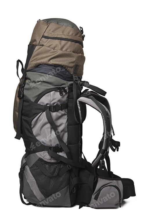 Preview: Trekking backpack isolated