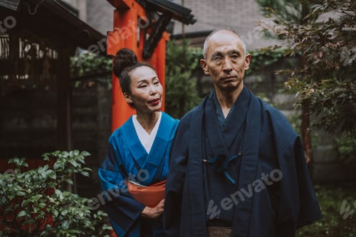 Preview: Senior couple lifestyle moments in a traditional japanese house