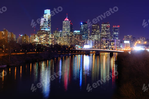 Preview: Skyline Of Downtown Philadelphia, Pennsylvania.
