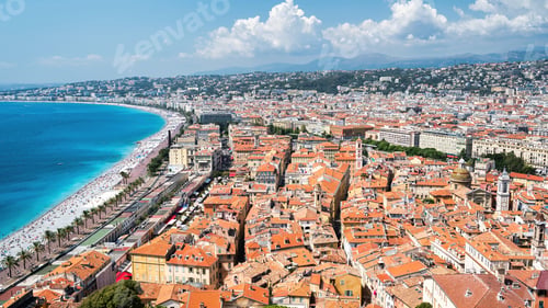 Preview: View of the cote d'Azur in Nice, France