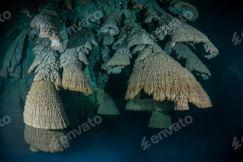 Preview: Rock formations in underwater caves