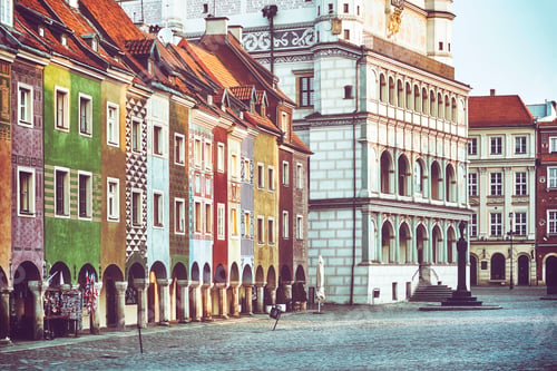 Preview: Main Square in the Poznan Old Town, Poland.
