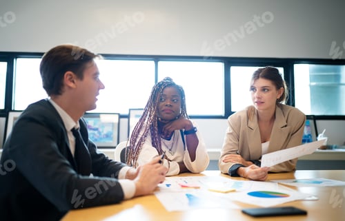 Preview: Business people having a meeting in conference room