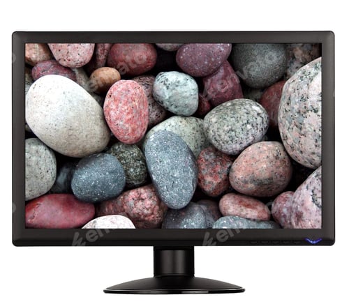 Preview: Colorful pebbles display on computer monitor