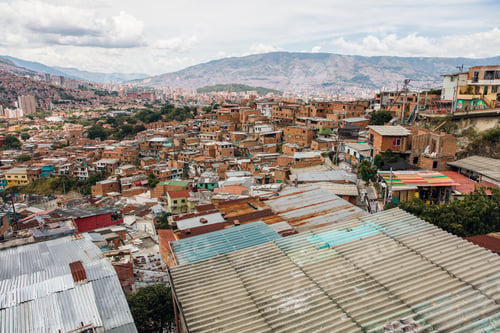 Preview: Houses on the hills of Comuna 13 in Medellin, Columbia