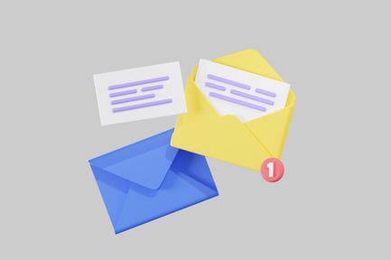 Visualização: E-mails e mensagens não lidas