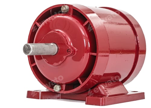 Preview: Electric motor isolated on a white background