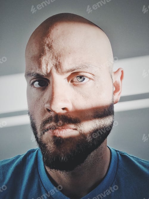 Preview: Portrait with light coming through the window.