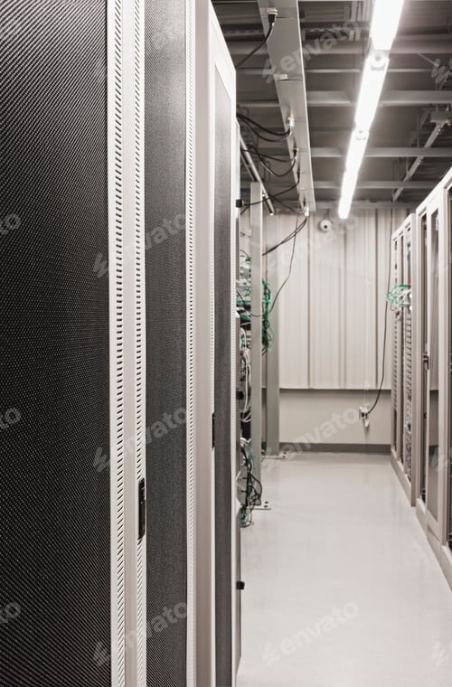 Preview: Computer server cabinets.