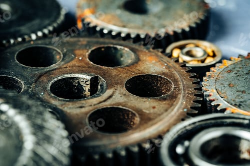 Preview: Gears from an old industrial machine