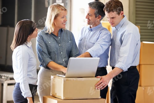 Preview: Workers In Distribution Warehouse